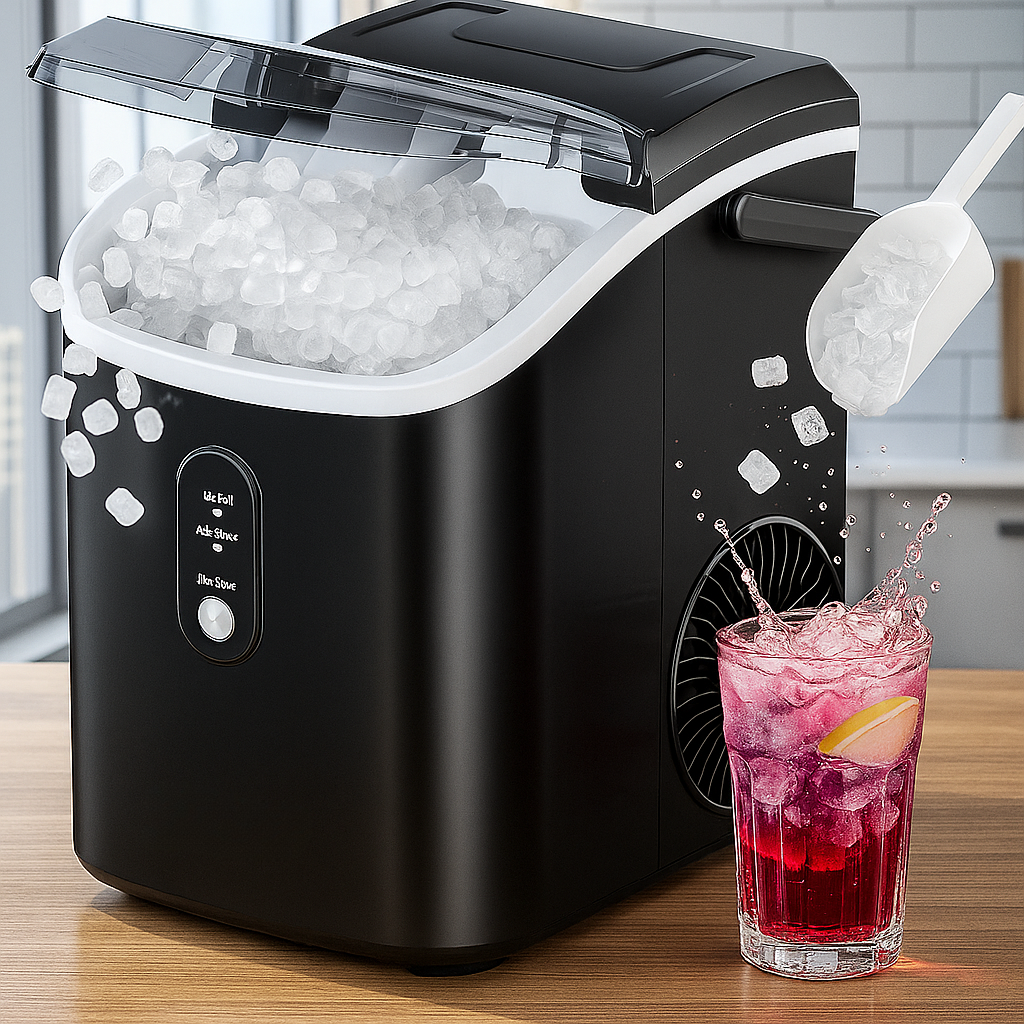 Nugget Ice Maker Countertop With Handle