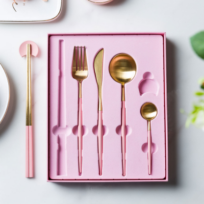 6 Piece Cutlery Set with Gift Box - Grafton Collection