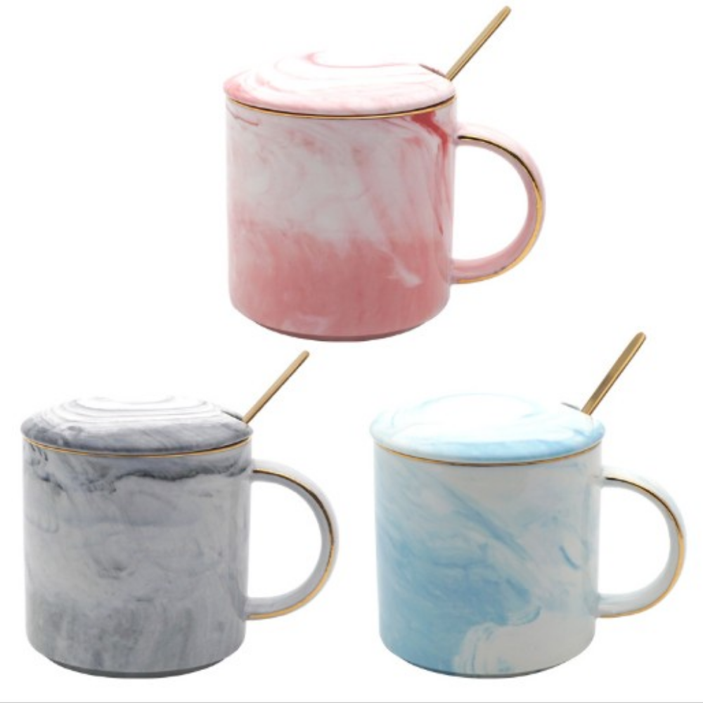 Ceramic Marble Mugs - Grafton Collection