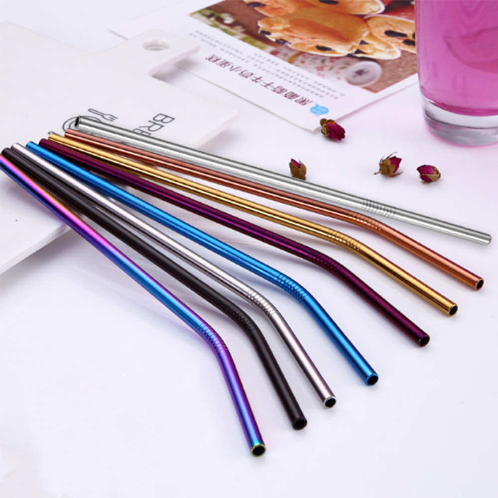 Copper Straw Set + Brush - Grafton Collection