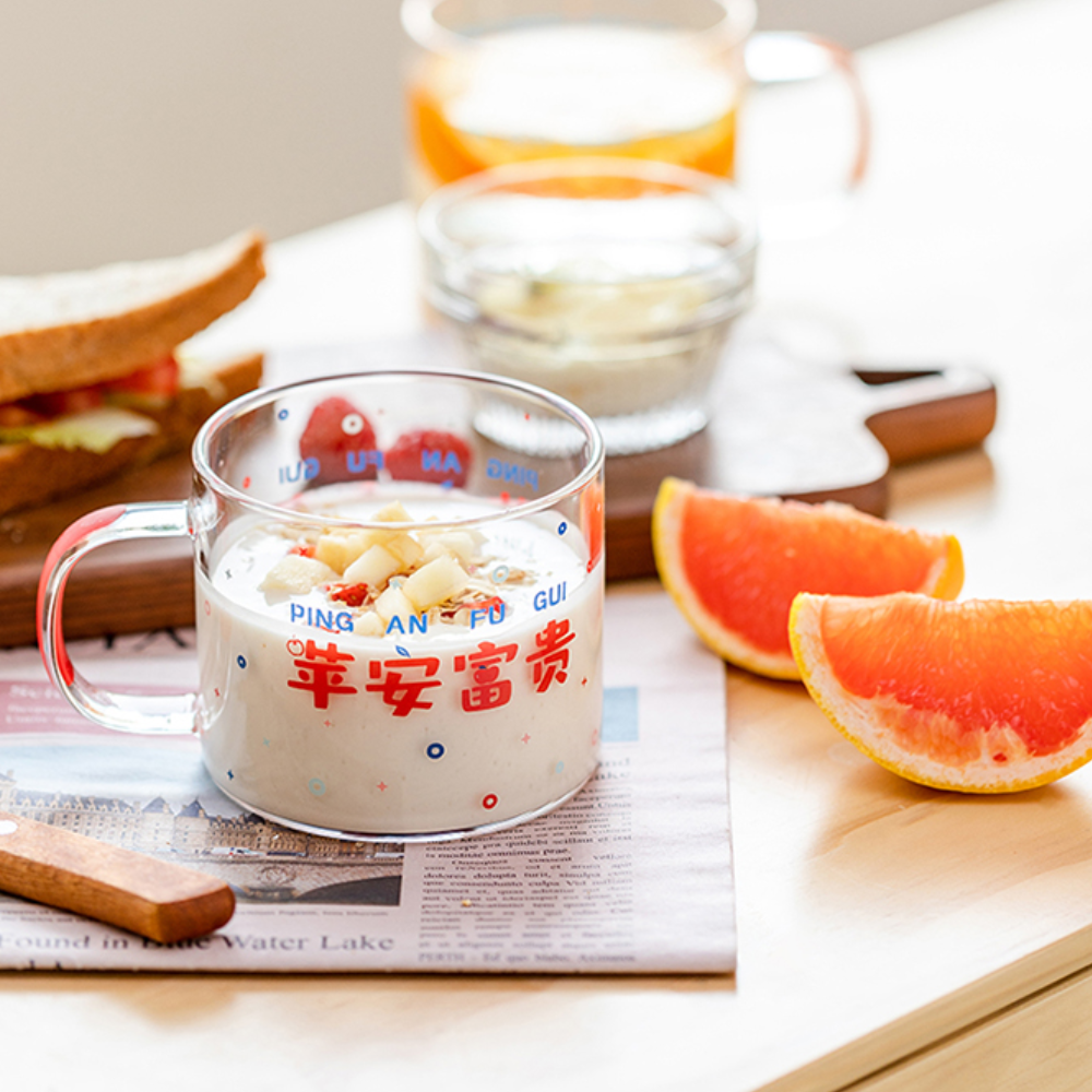 Glass Mugs With Quotes - Grafton Collection