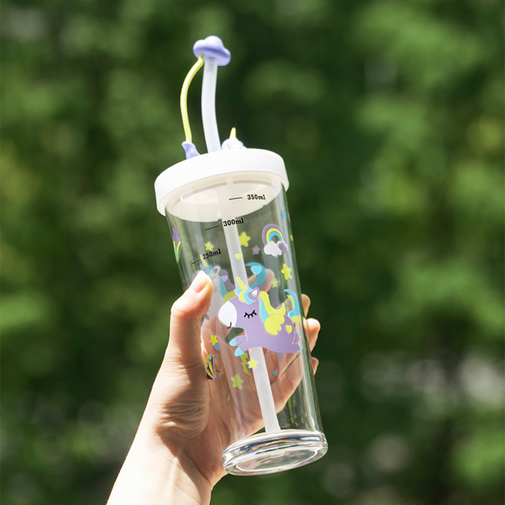 Cartoon Animal Cups With Straws - Grafton Collection