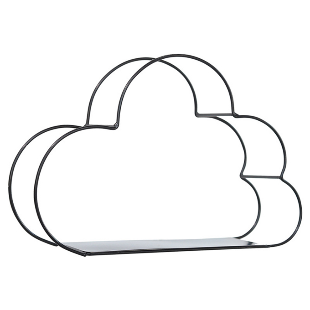 Decorative Iron Cloud Wall Shelf Organizer - Grafton Collection