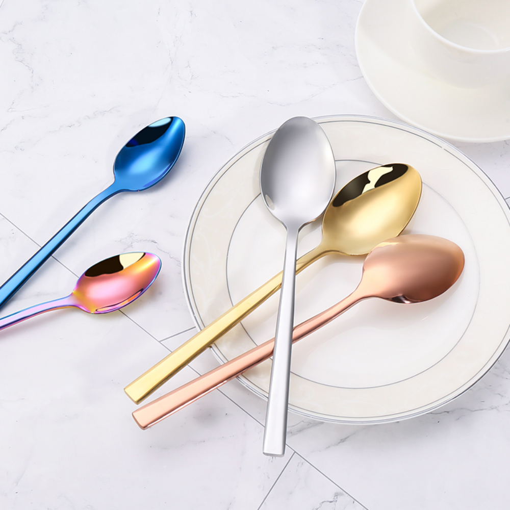 Brown & Red Case Luxurious 24Pcs Flatware Set - Grafton Collection