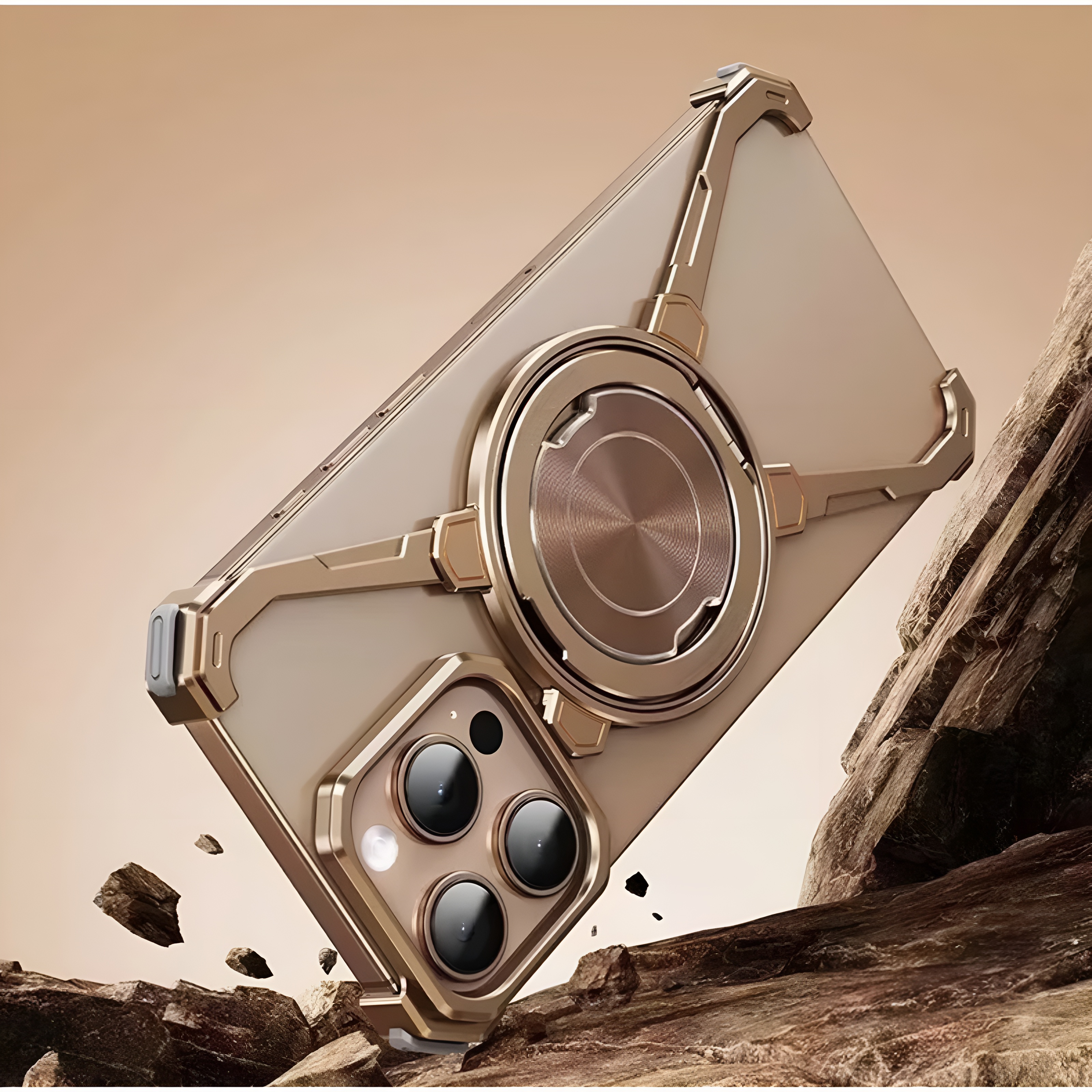 Magic Claw Rotating Bracket Anti Fall Magnetic Phone Case