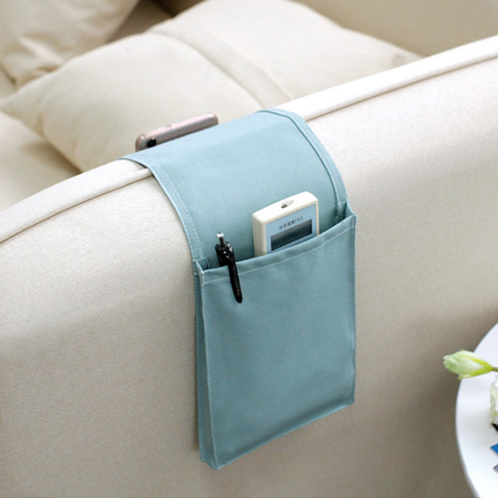 Sofa Armrest Simplistic Remote Control & Accessories Storage Bag - Grafton Collection
