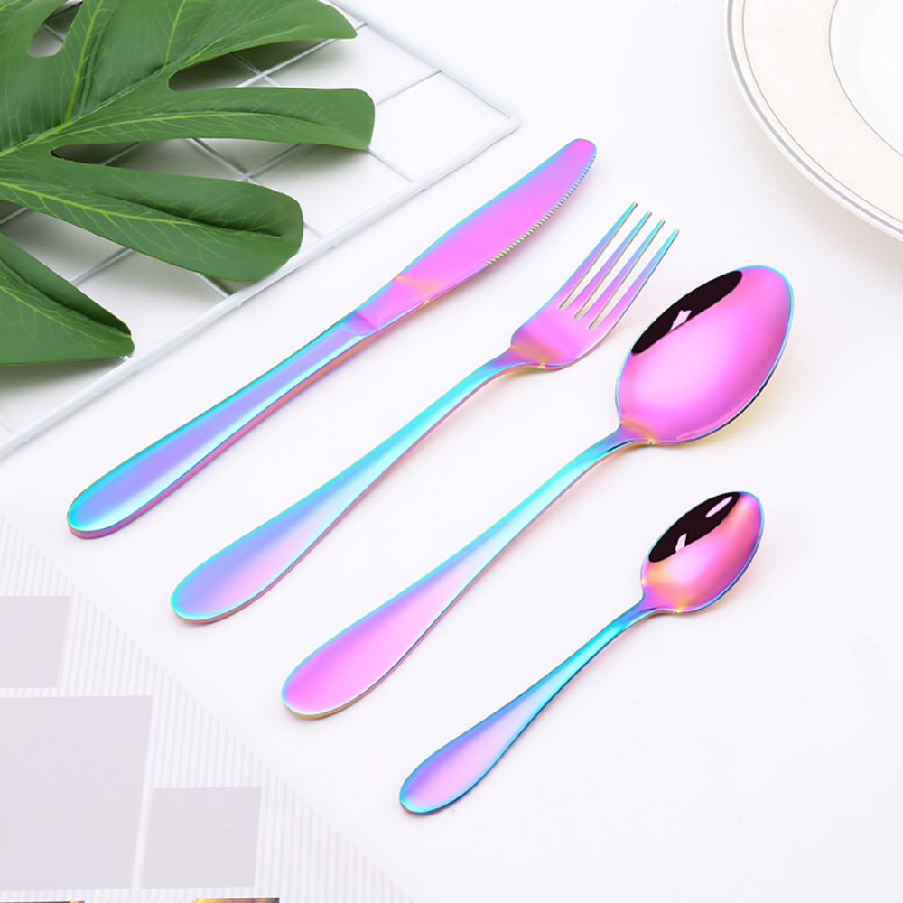 Eco-Friendly Stainless Steel 24Pcs Dinnerware Set - Grafton Collection