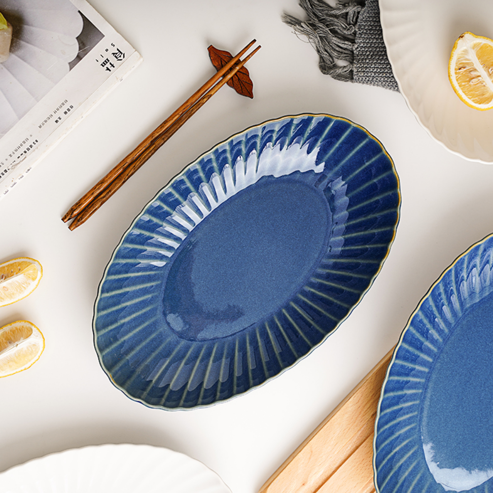 Ceramic Oval Serving Dish - Grafton Collection