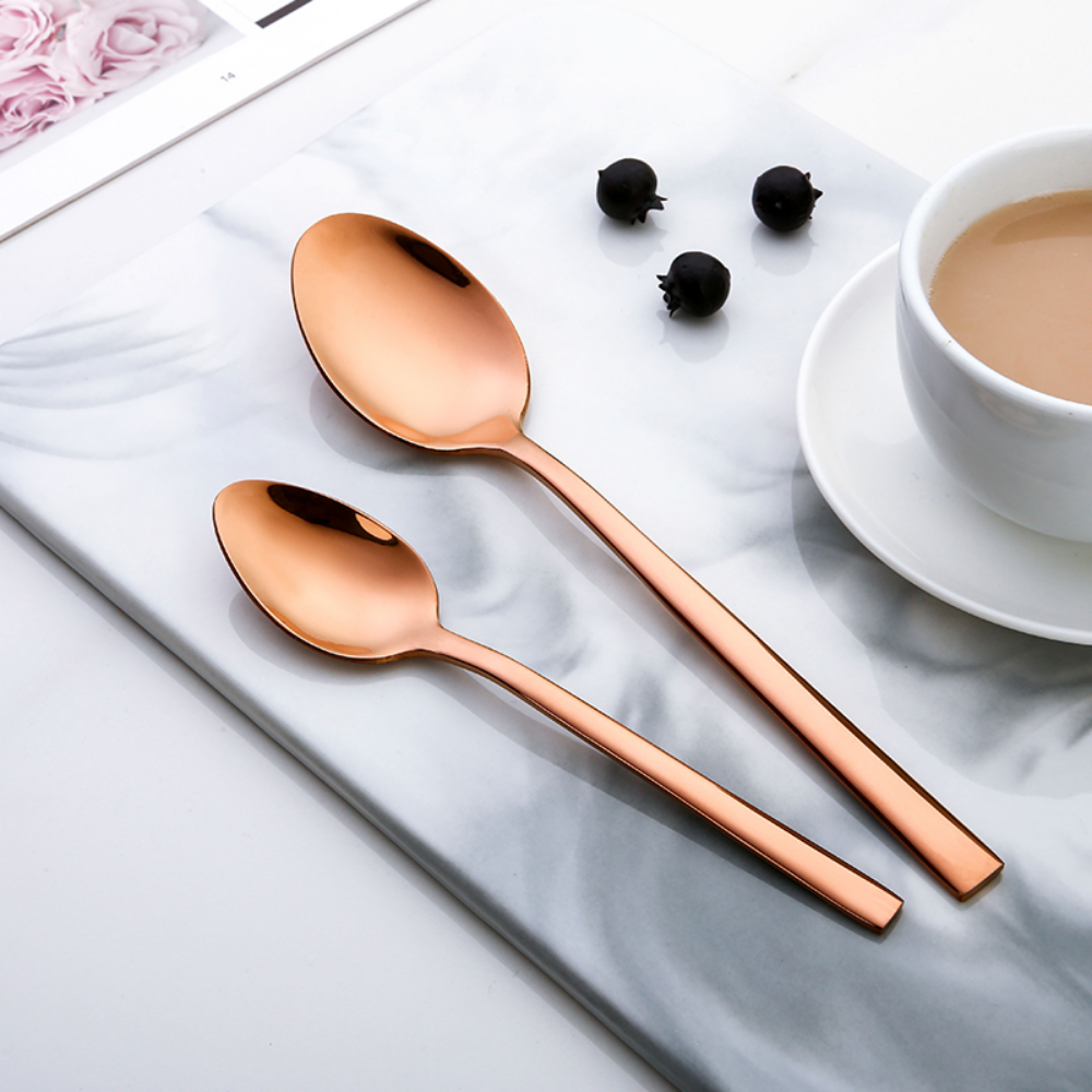 Navy Blue Case Stainless Steel 24Pcs Flatware Set - Grafton Collection