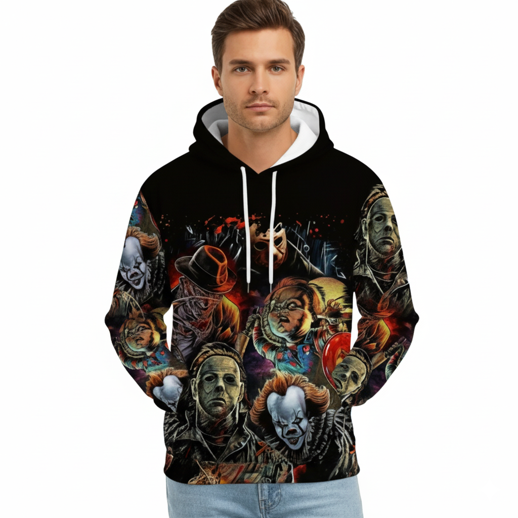 Iconic Character Graphic Hoodie Pullover