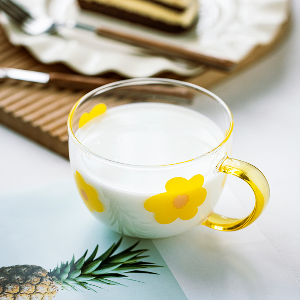 Flower Glass Mugs - Grafton Collection