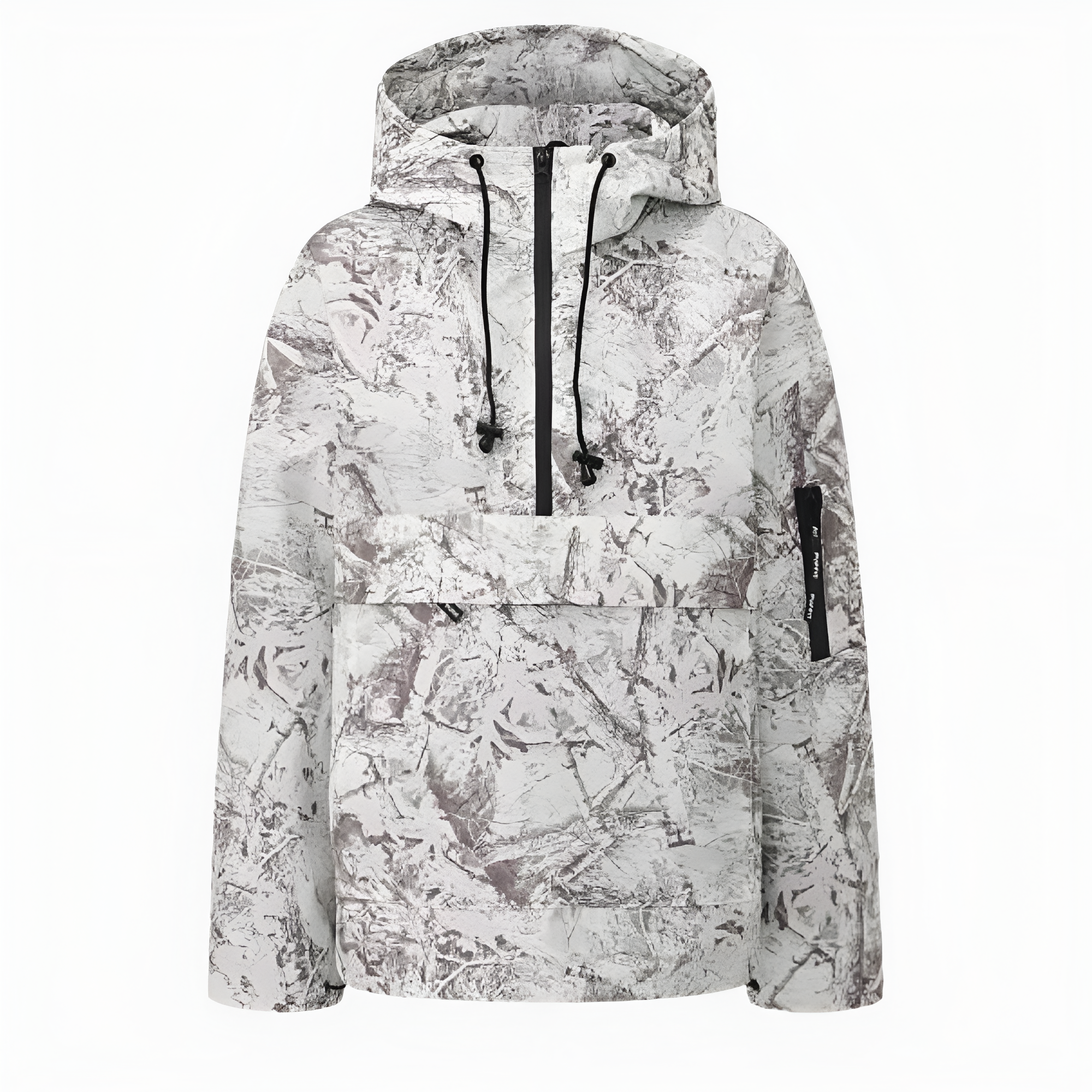 Oversized Weather Shell Jacket With Pockets