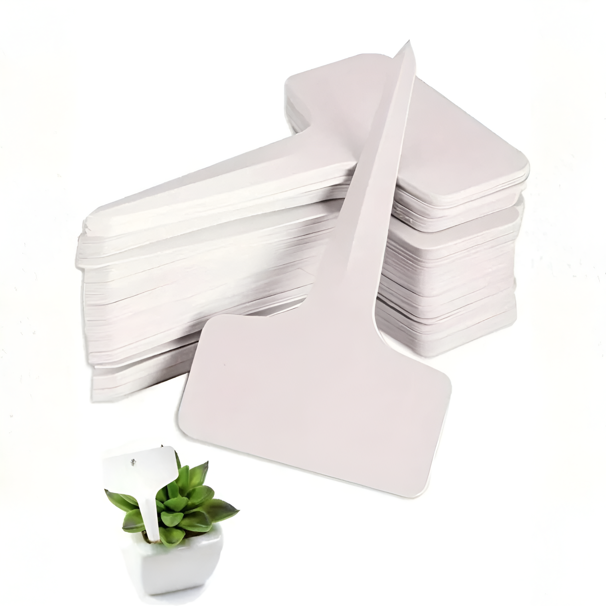 T Shape Plant Labels Waterproof Garden Signs For Potted Plants