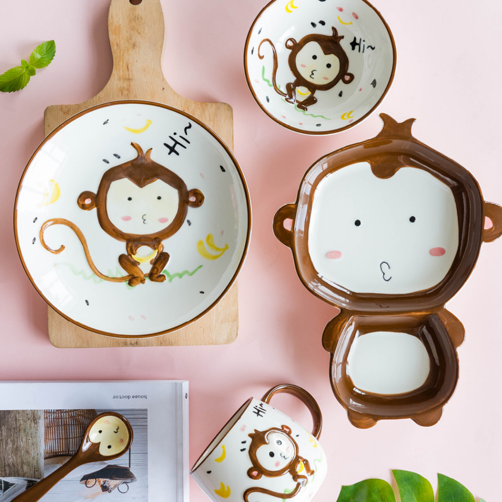Cartoon Ceramic Dinnerware Set - Grafton Collection