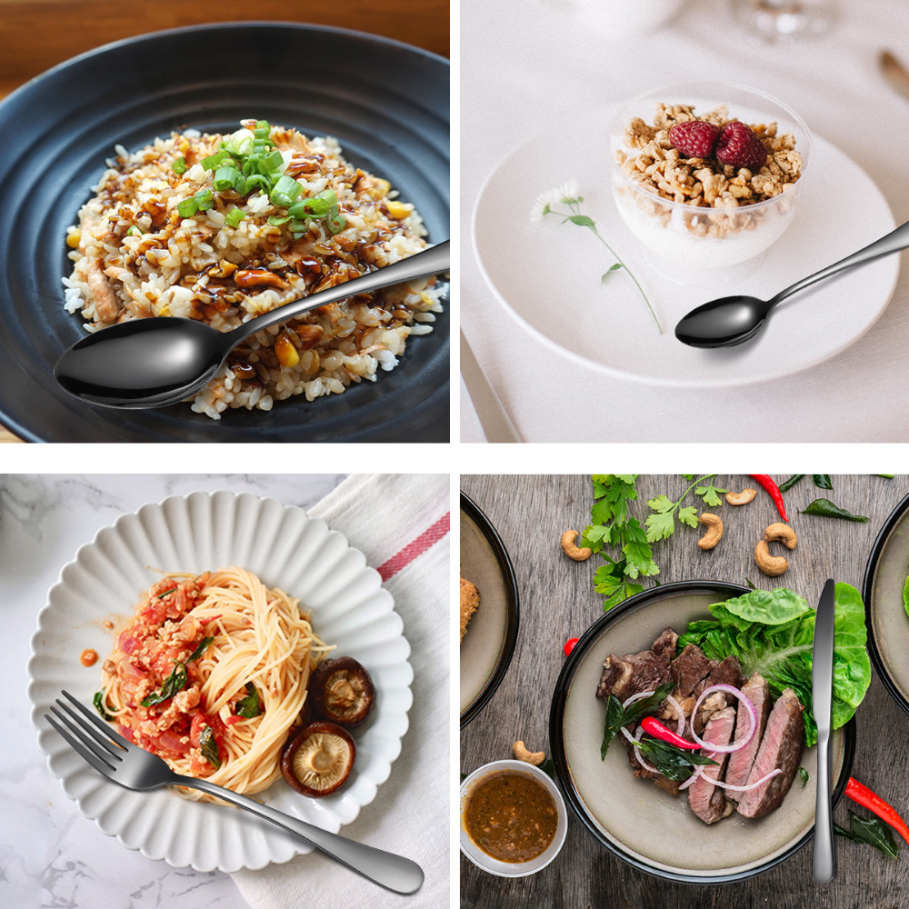 20 Piece Luxury Stainless Steel Flatware Set - Grafton Collection