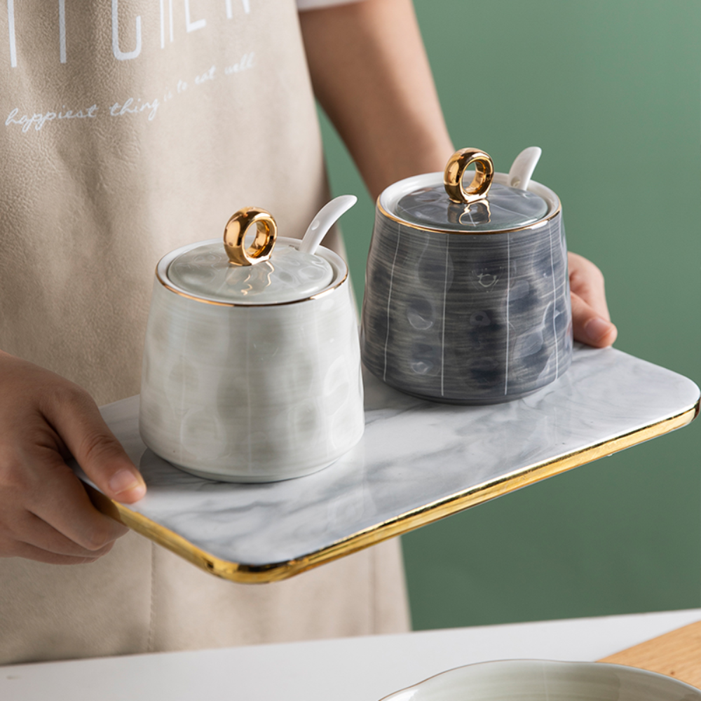 Luxurious Ceramic Jar - Grafton Collection