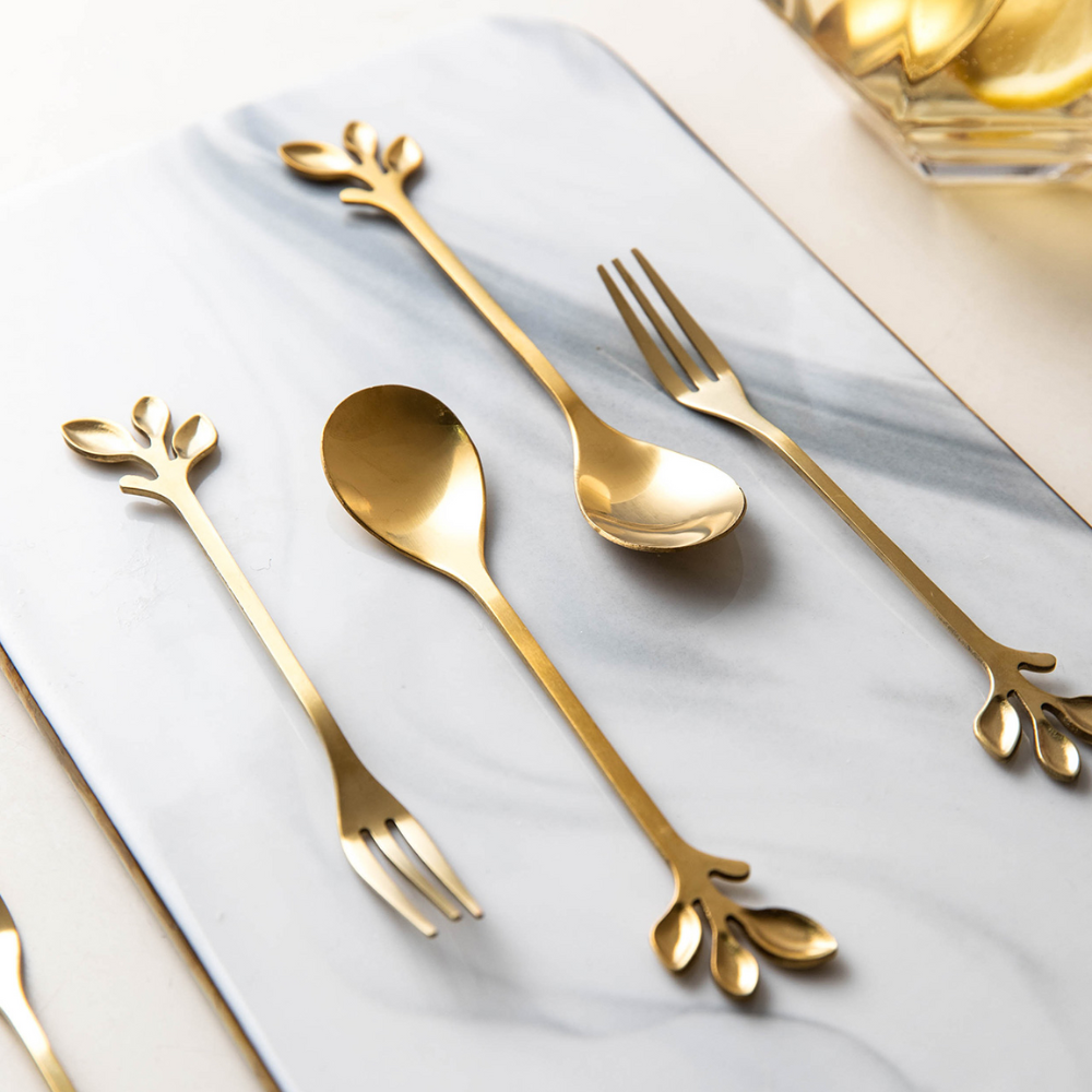 6 Piece Leaf Cutlery Set - Grafton Collection