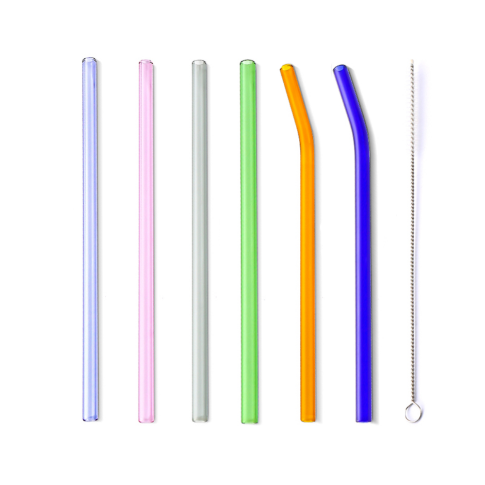 Reusable Straws + Cleaning Brush - Grafton Collection