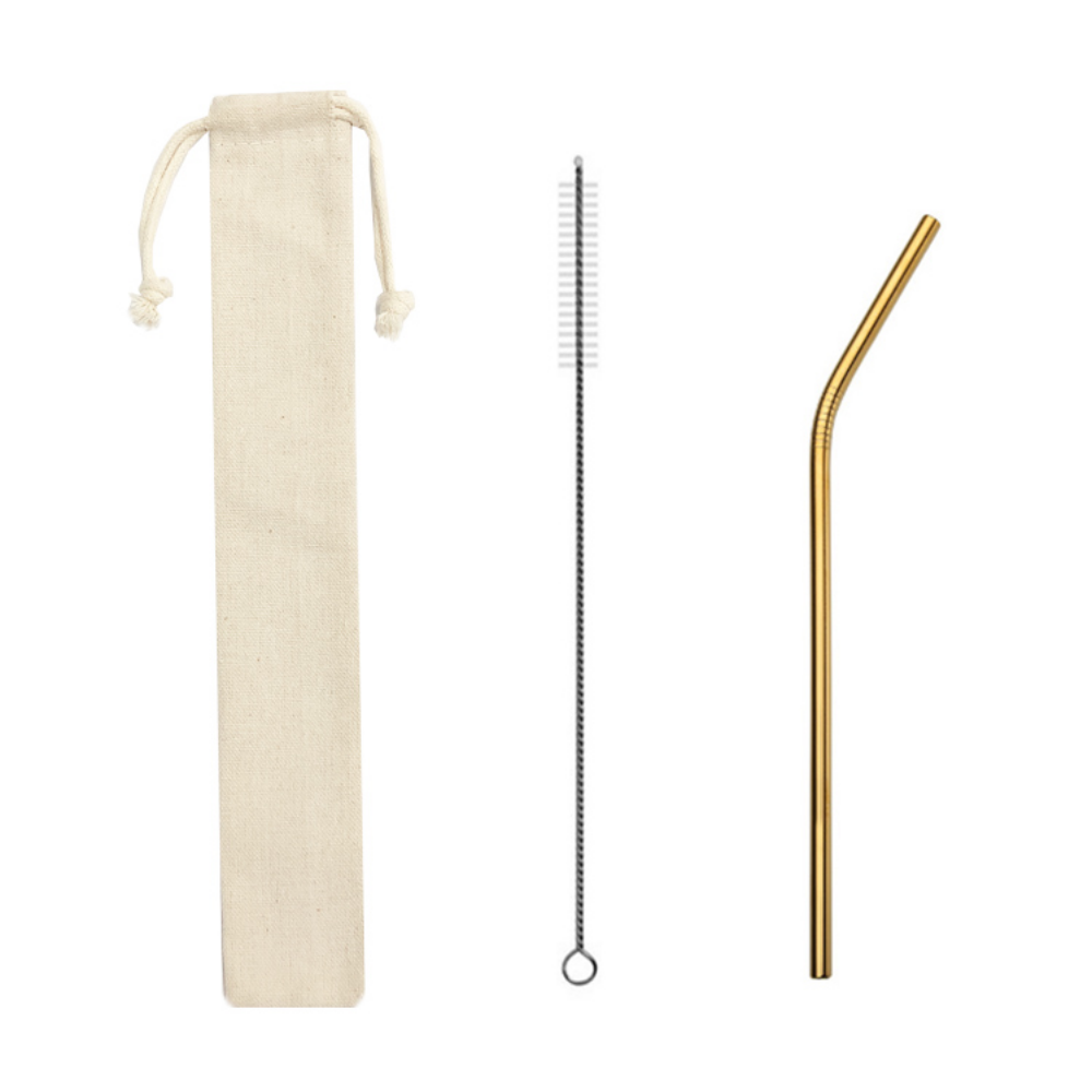 Stainless Steel Reusable Straws With Pouch - Grafton Collection