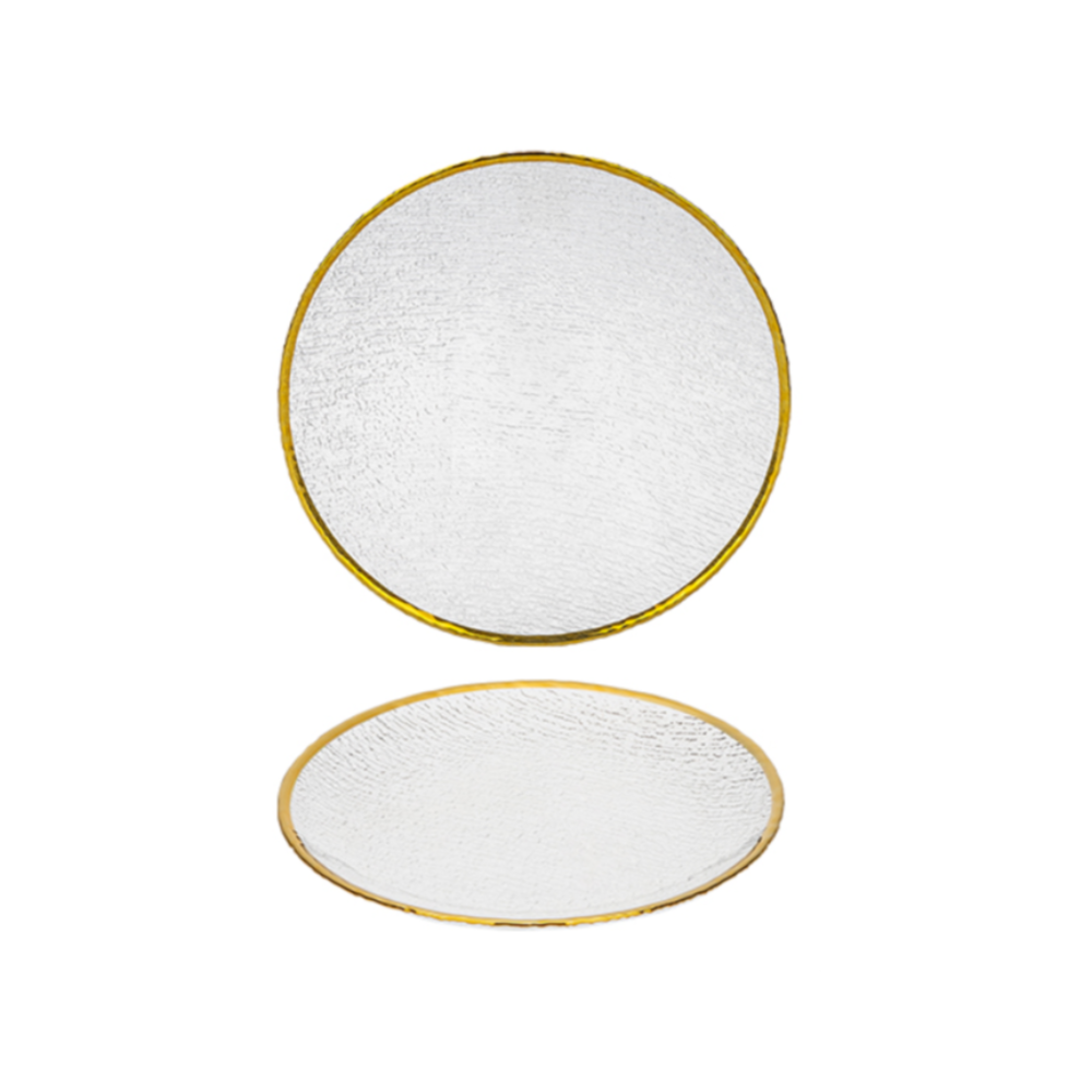 Golden Rim Glass Dinnerware - Grafton Collection