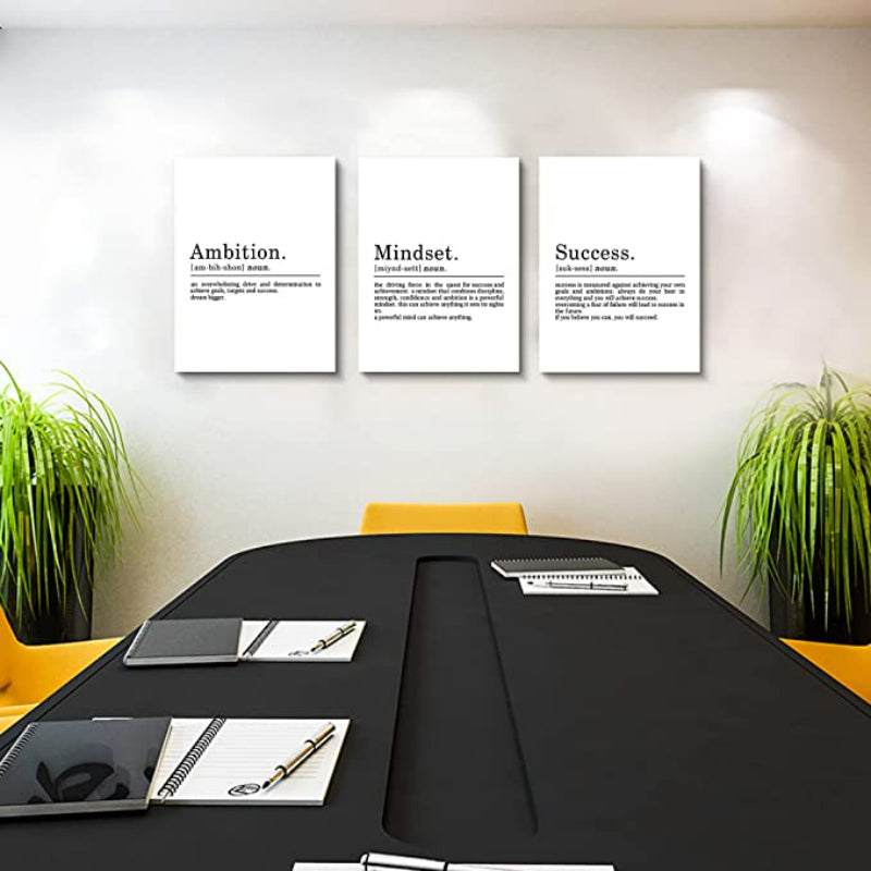 Positive Motivational Quotes Printed Wall Art - Grafton Collection