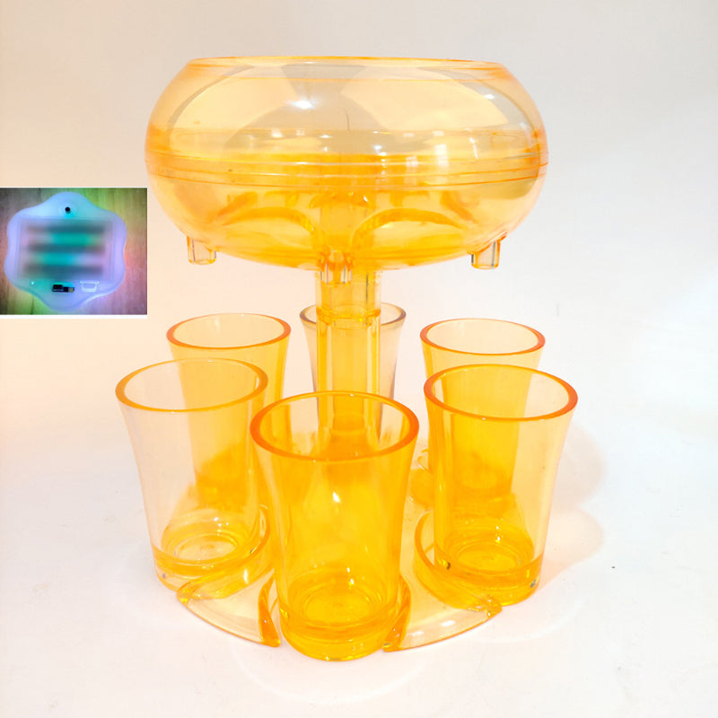 6 Shot Glass Dispenser And Holder - Grafton Collection