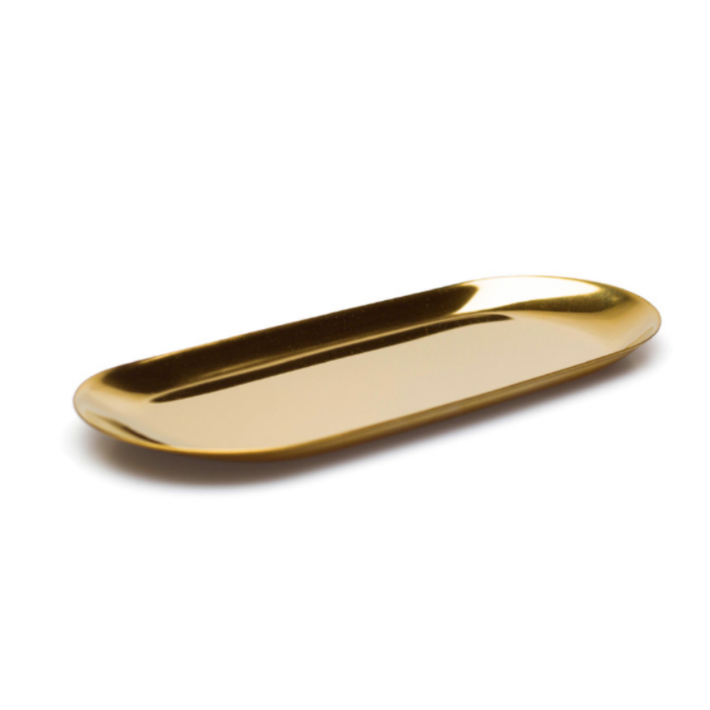 Oval Metallic Serving Platter - Grafton Collection