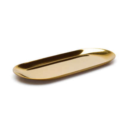 Oval Metallic Serving Platter - Grafton Collection