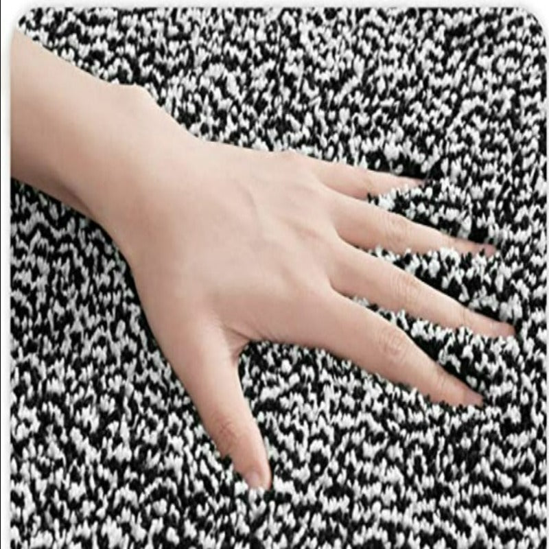 Black Colored Non Slip Bath Mat-Soft and Water Absorbent Rug, Machine Washable Plush Mat for Bathroom, Laundry Room and Living Room - Grafton Collection