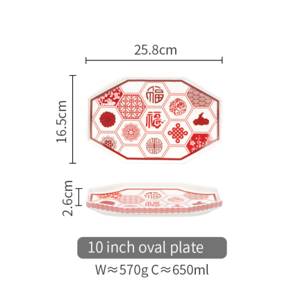 Chinese Fudao Bowl and Plate Tableware Set - Grafton Collection