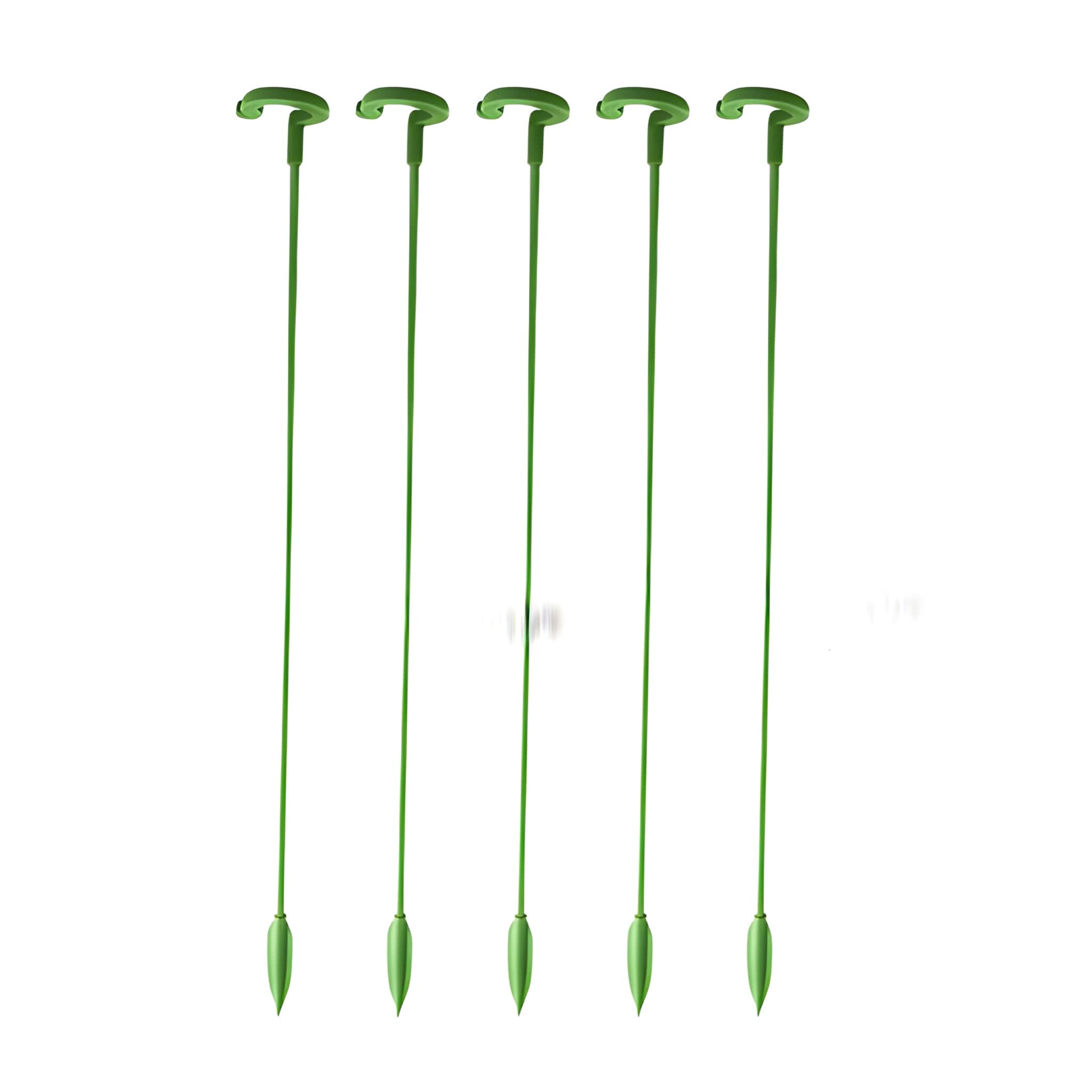 10 Piece Green Plant Support Stakes For Flower Pot Holders