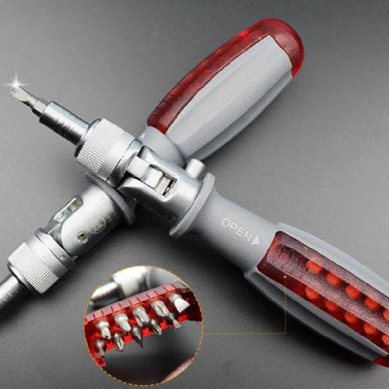 10 In 1 Multi Angle Ratchet Screwdriver - Grafton Collection