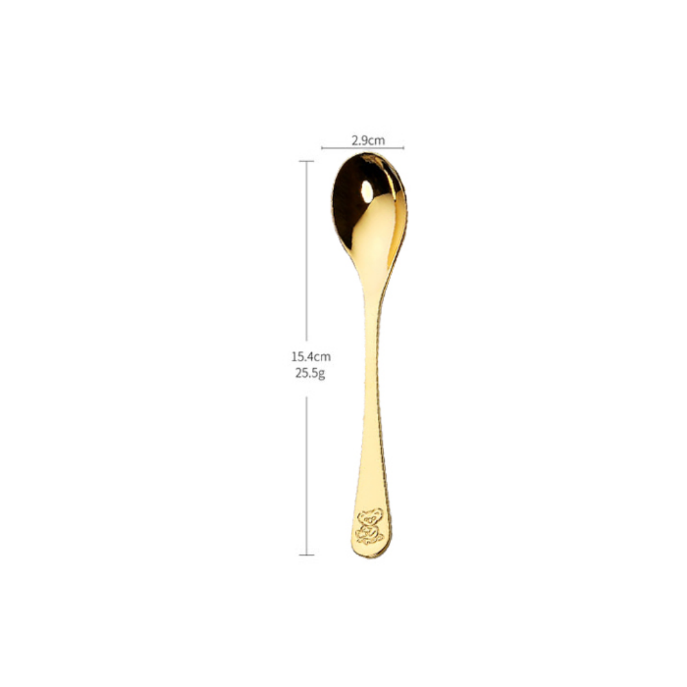 Food Grade Stainless Steel Teddy Bear Spoons - Grafton Collection