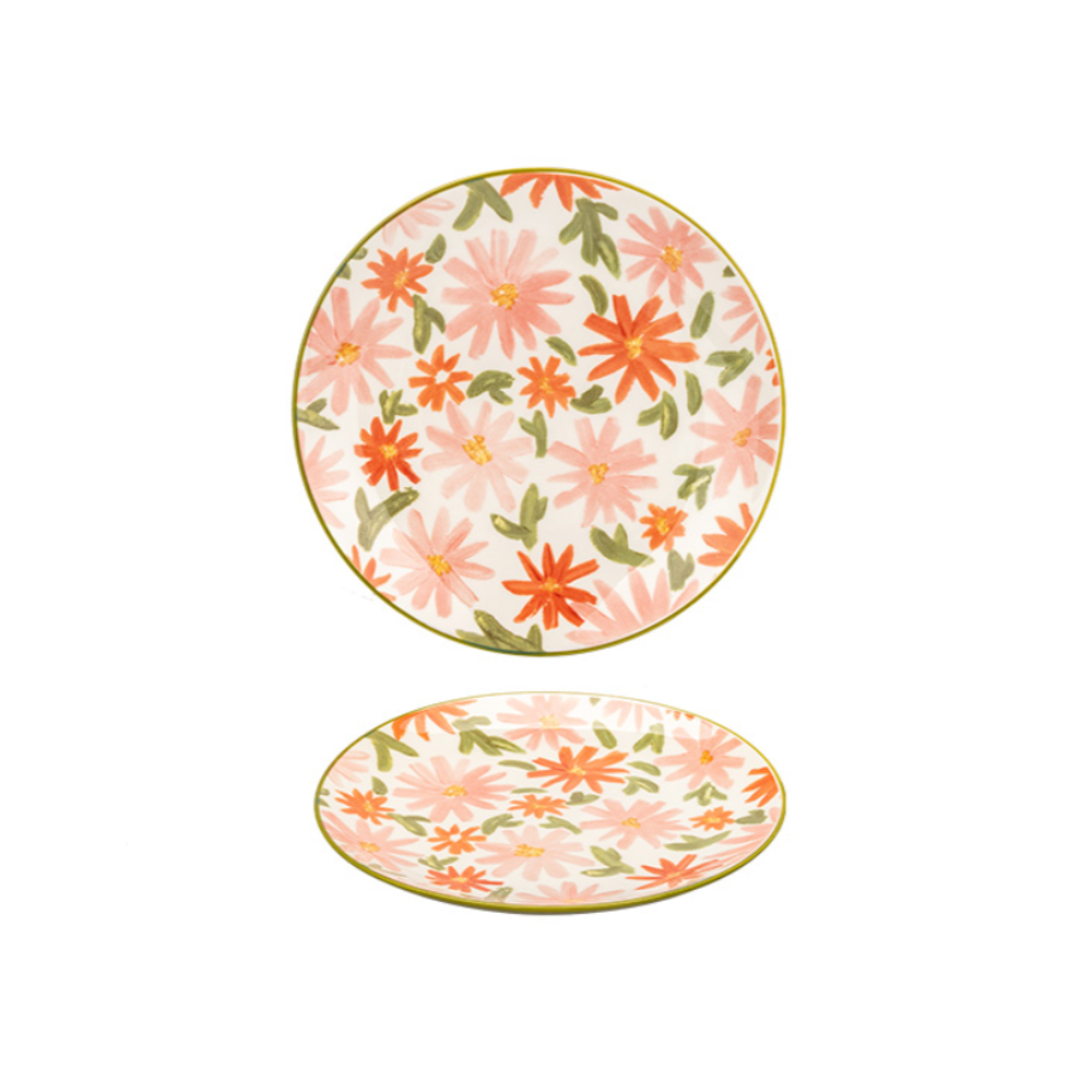 Ceramic Flower Plates - Grafton Collection