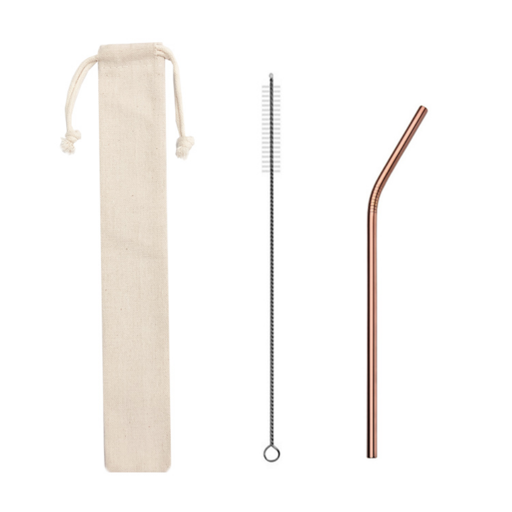 Stainless Steel Reusable Straws With Pouch - Grafton Collection