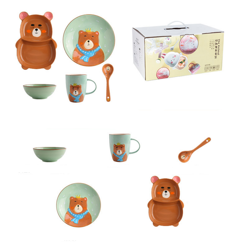 Cartoon Ceramic Dinnerware Set - Grafton Collection
