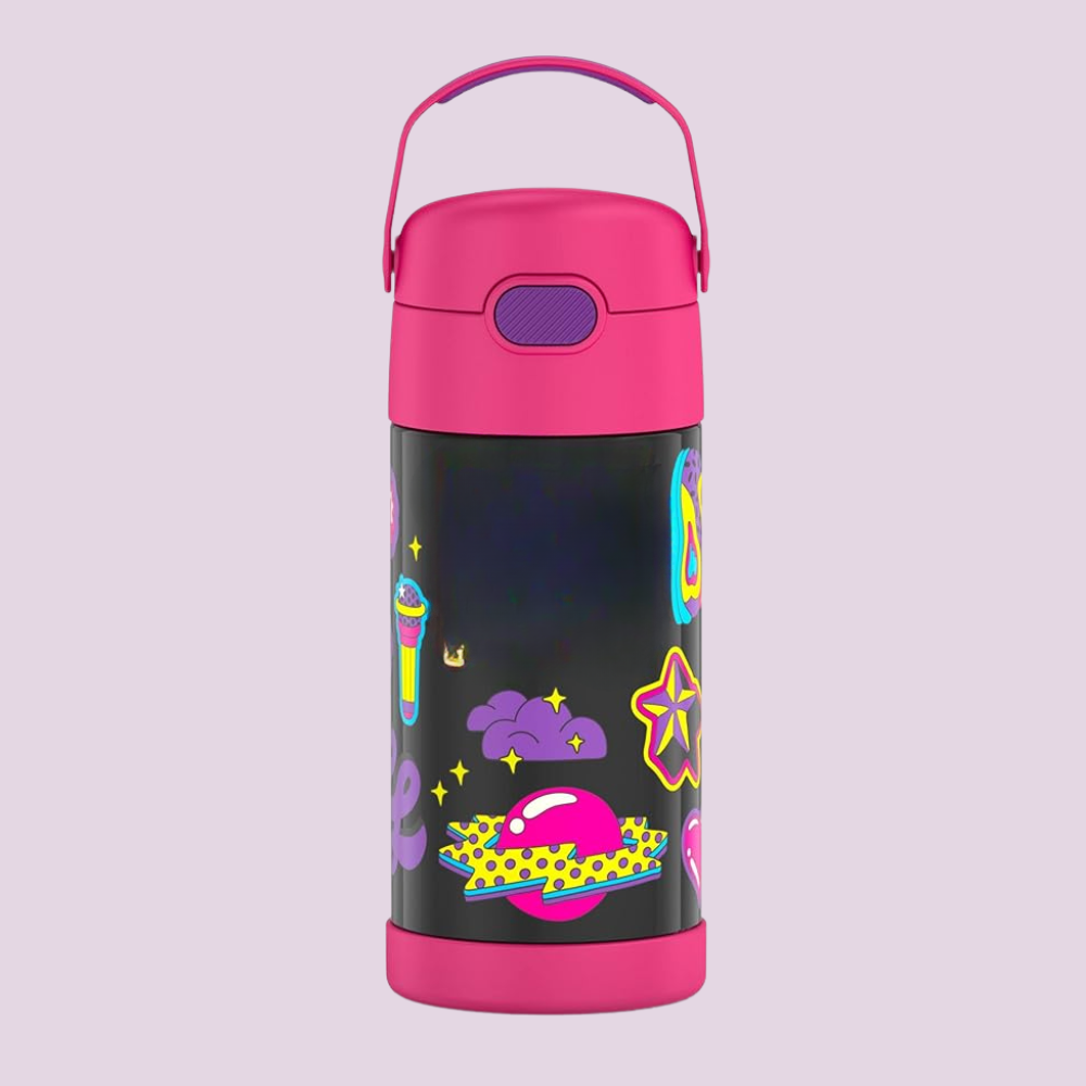 Kids Stainless Steel Vacuum Insulated Water Bottle with Straw