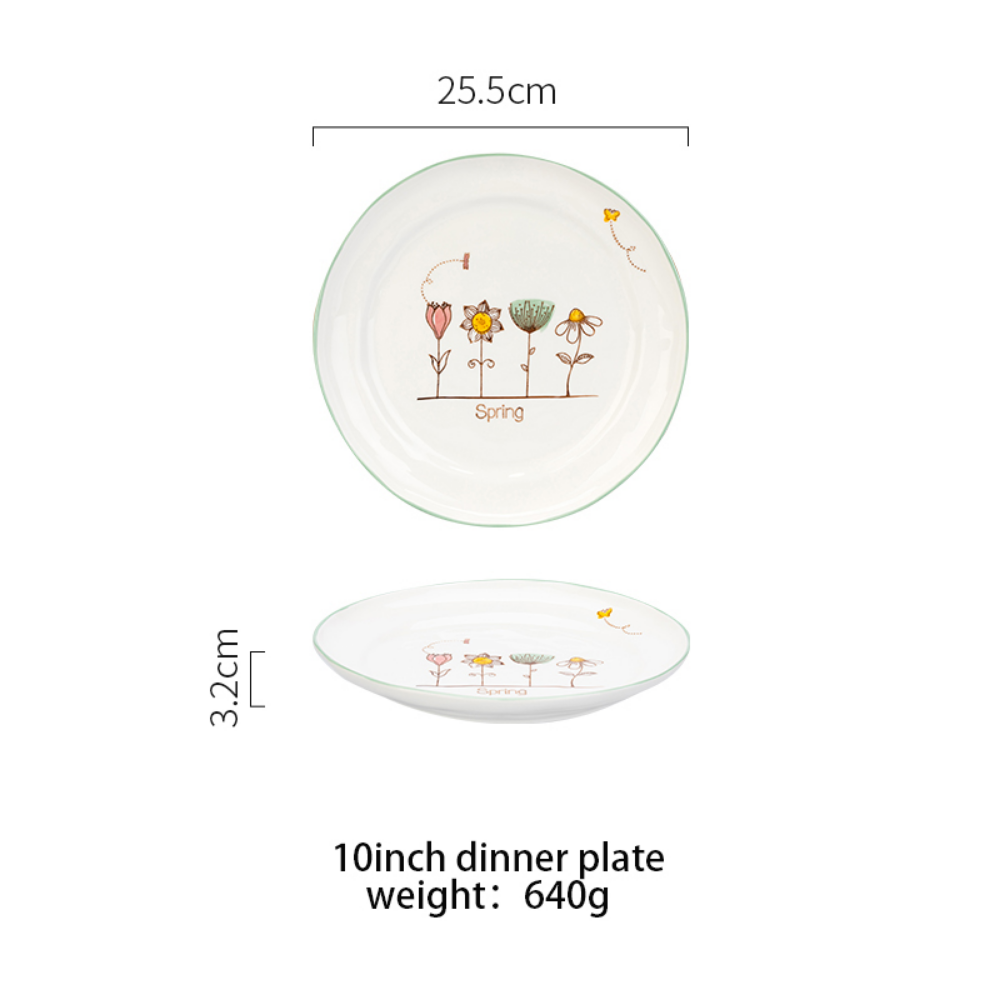 Japanese Flower Ceramic Tableware - Grafton Collection