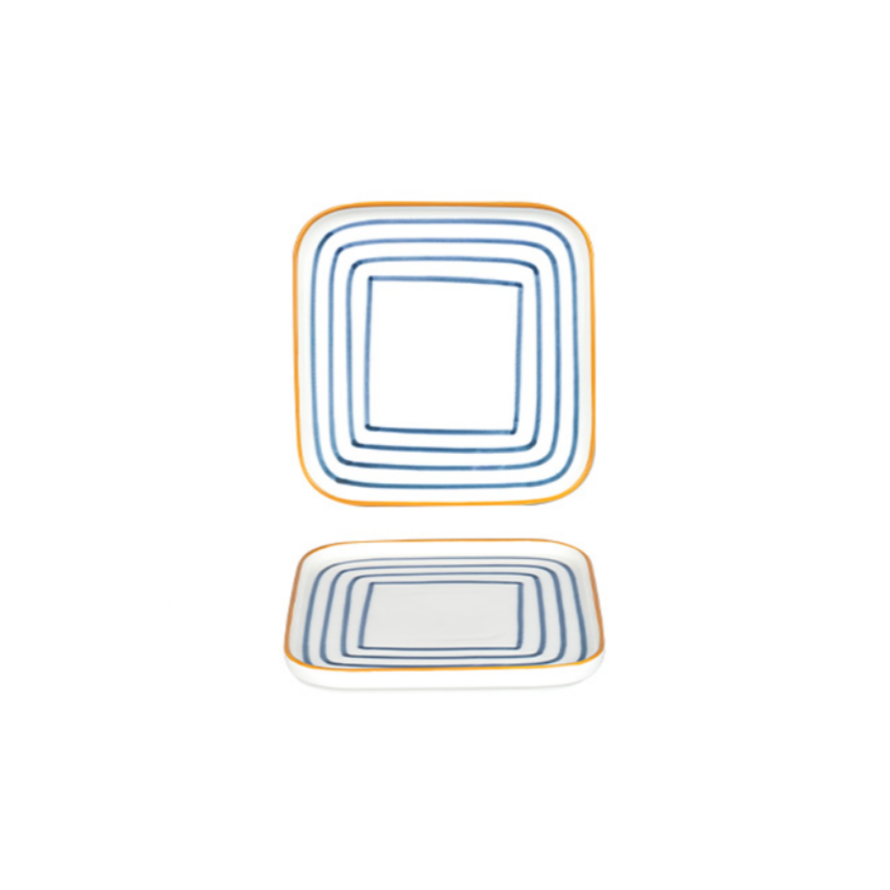 Flat Blue Plates - Grafton Collection