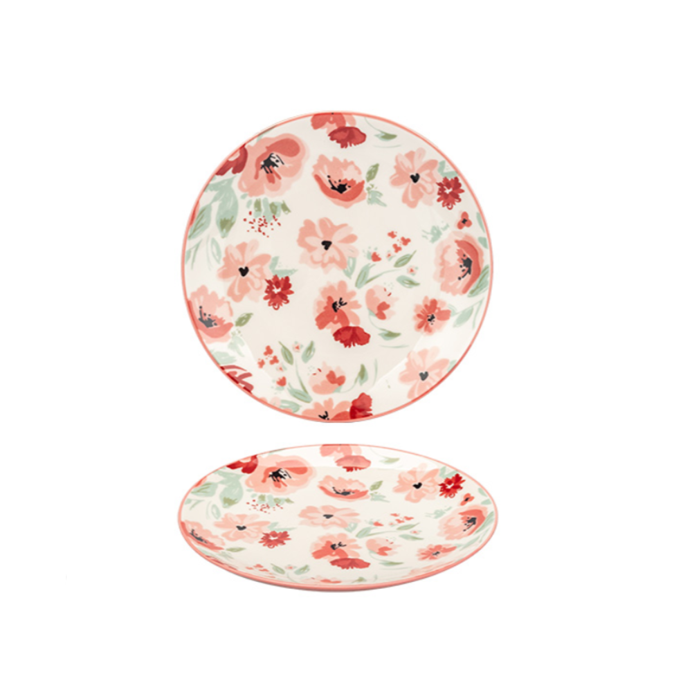 Ceramic Flower Plates - Grafton Collection