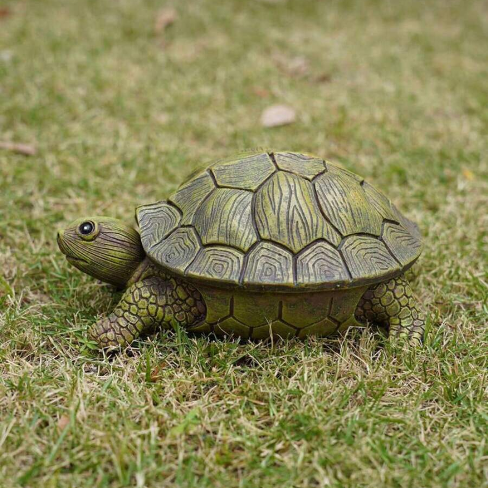 Turtle Shaped Resin Succulent Planter For Office Desk And Home Decor
