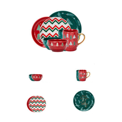 Christmas Themed Dinnerware Sets - Grafton Collection