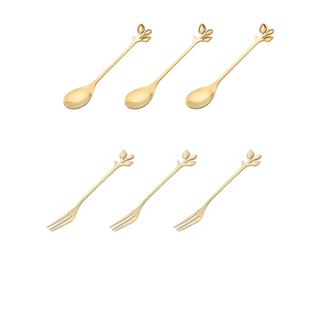 6 Piece Leaf Cutlery Set - Grafton Collection