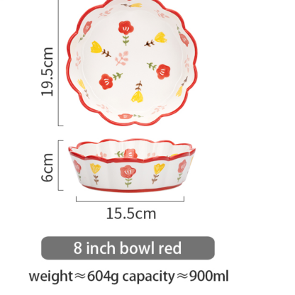 Flower Noodle Salad Bowl - Grafton Collection