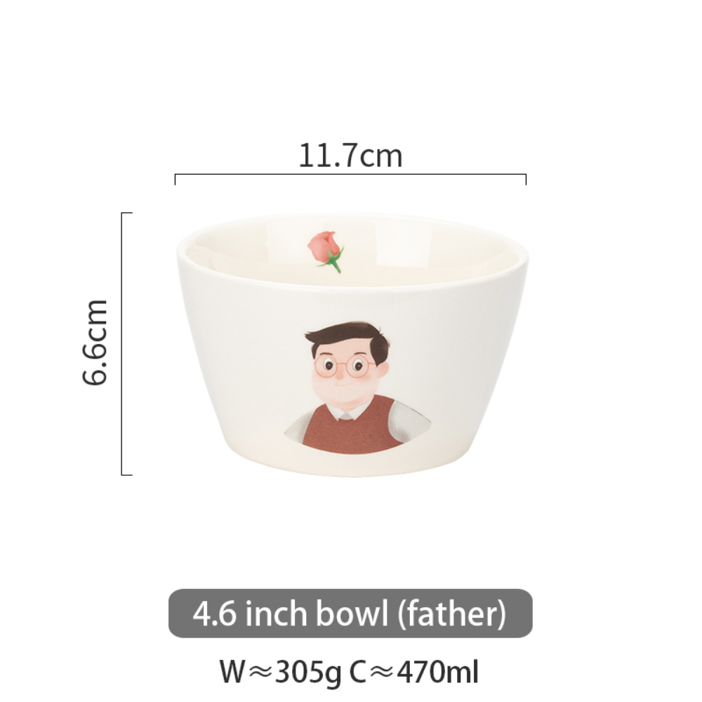 Family Series Porcelain Dinnerware Ceramic Tableware - Grafton Collection