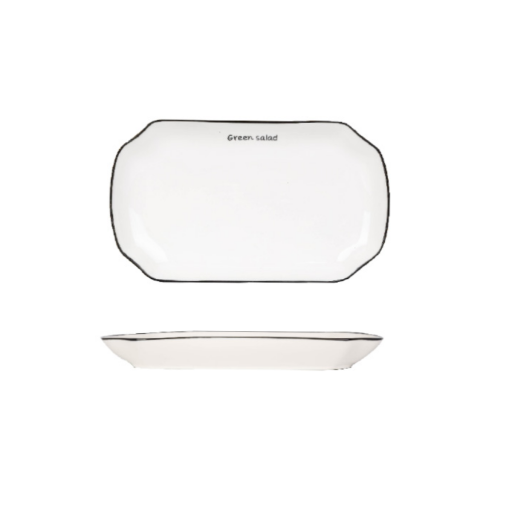 White Ceramic Dinnerware - Grafton Collection