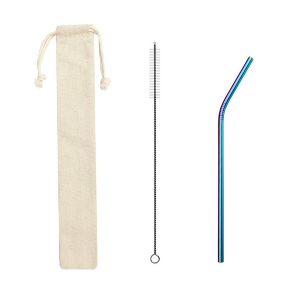 Stainless Steel Reusable Straws With Pouch - Grafton Collection