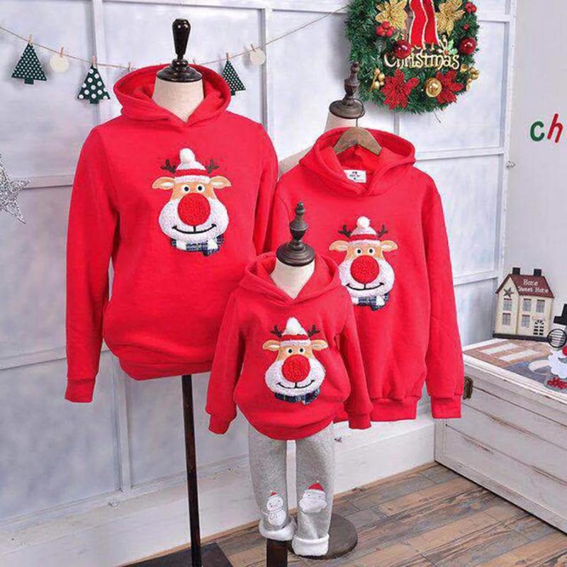 Family Christmas Elk Sweater - Grafton Collection