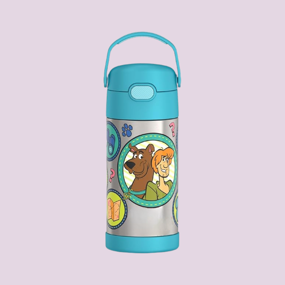 Kids Stainless Steel Vacuum Insulated Water Bottle with Straw