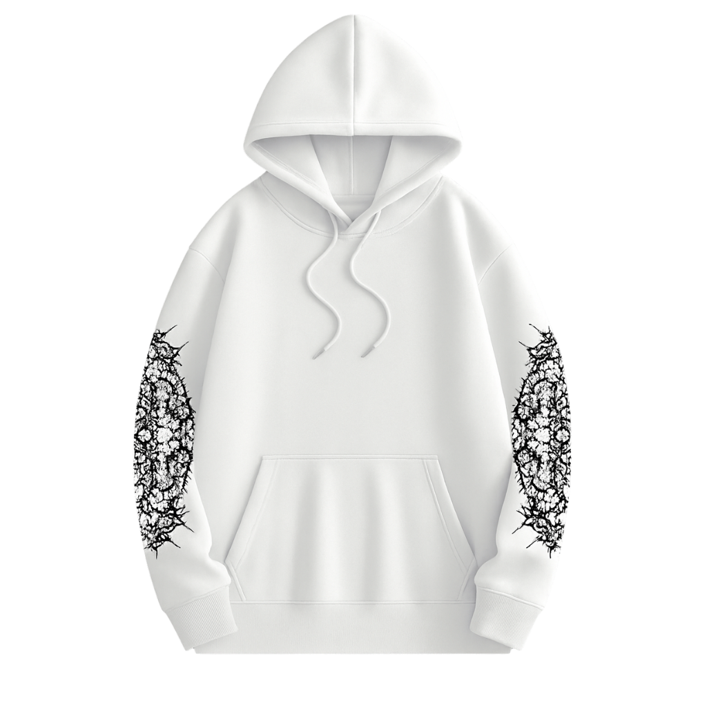 Men Gothic Punk Streetwear Hooded Sweatshirt